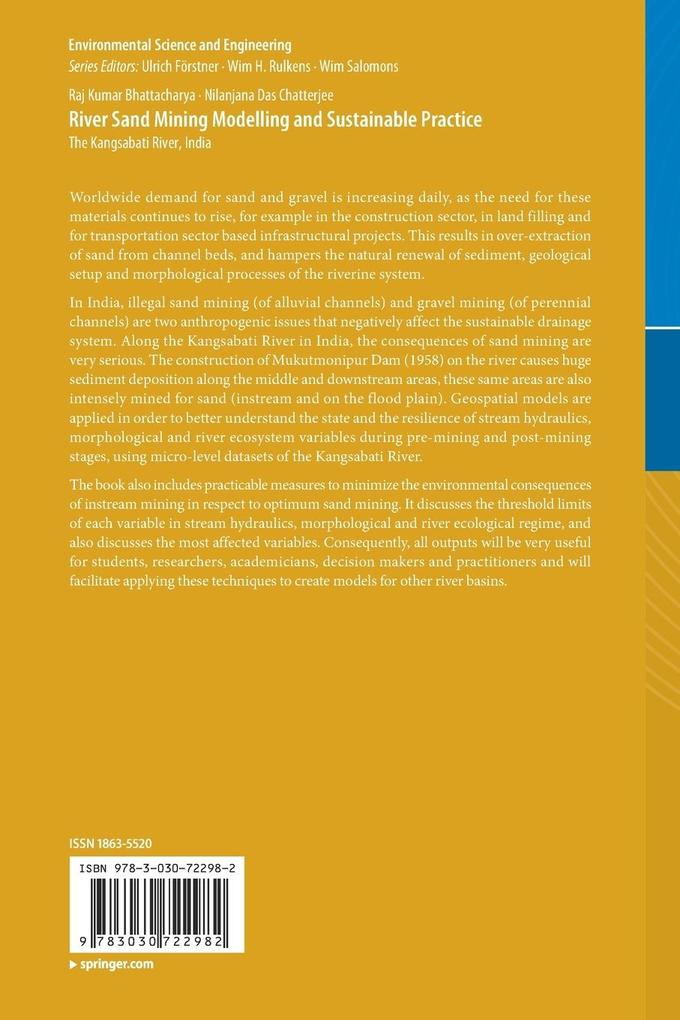 Weitere Ansicht: River Sand Mining Modelling and Sustainable Practice | Raj Kumar Bhattacharya, Nilanjana Das Chatterjee