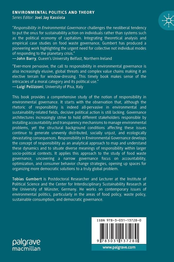 Weitere Ansicht: Responsibility in Environmental Governance | Tobias Gumbert