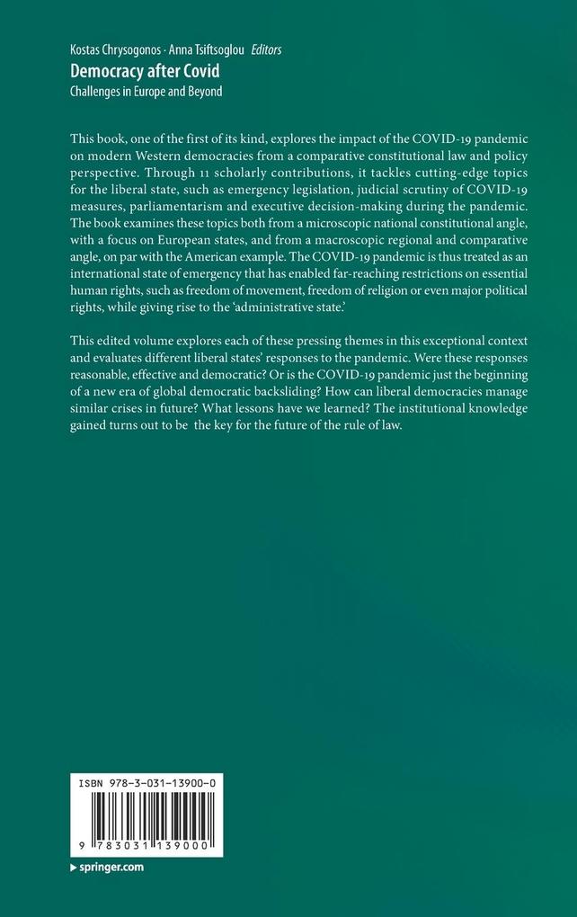 Weitere Ansicht: Democracy after Covid