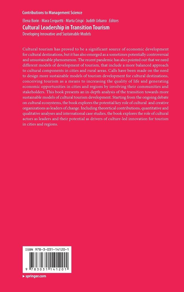Weitere Ansicht: Cultural Leadership in Transition Tourism