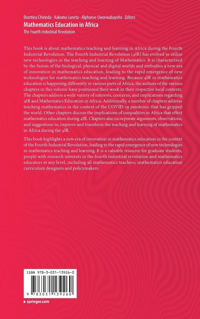 Weitere Ansicht: Mathematics Education in Africa