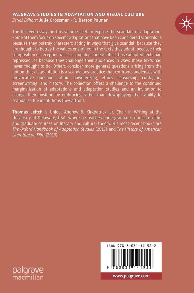 Weitere Ansicht: The Scandal of Adaptation