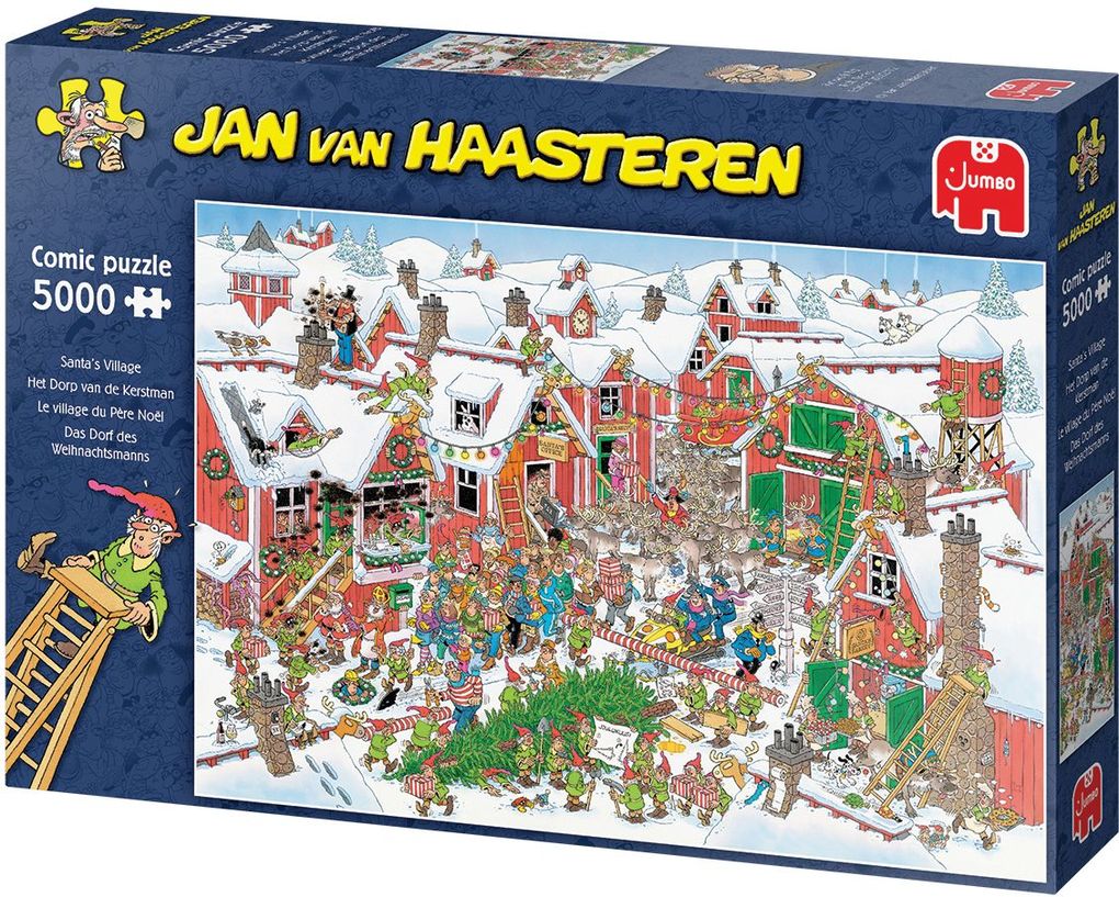 Weitere Ansicht: Jan van Haasteren - Santa's village - 5000 Teile