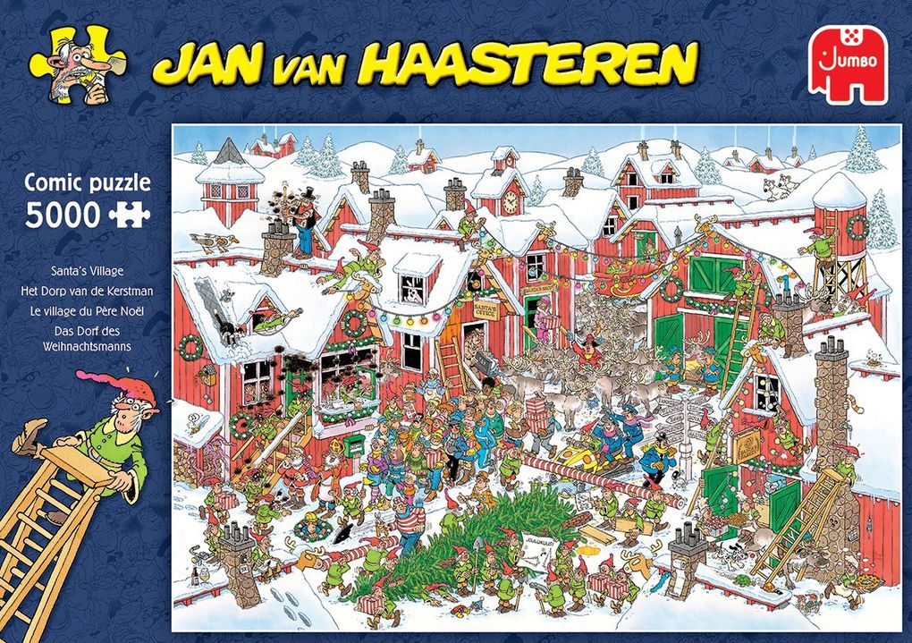 Weitere Ansicht: Jan van Haasteren - Santa's village - 5000 Teile