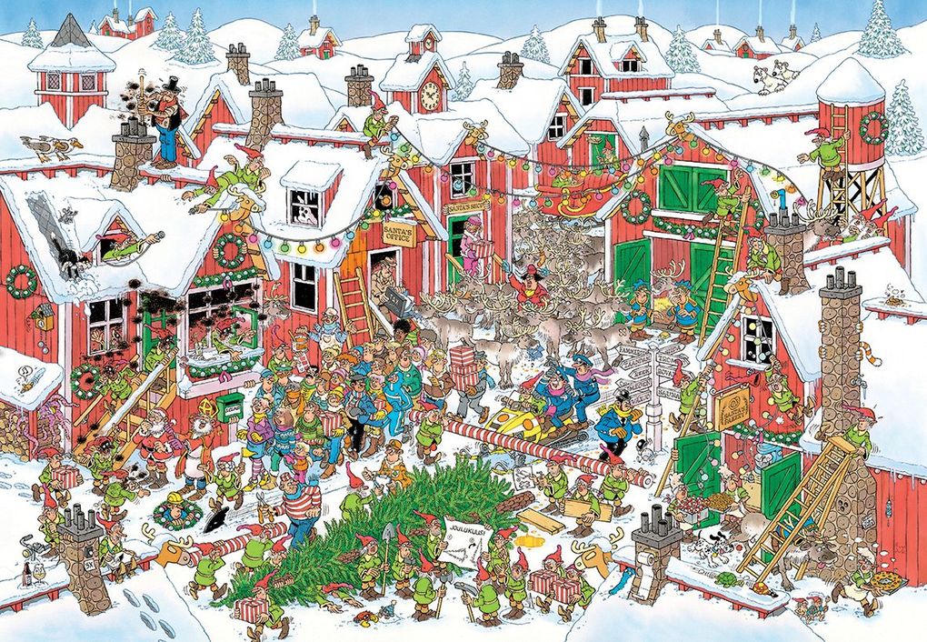 Weitere Ansicht: Jan van Haasteren - Santa's village - 5000 Teile