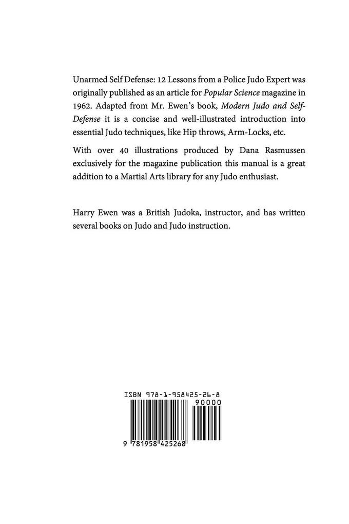 Weitere Ansicht: UNARMED SELF DEFENSE | Harry Ewen