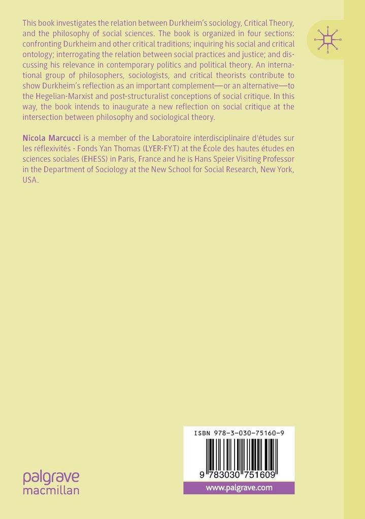 Weitere Ansicht: Durkheim & Critique