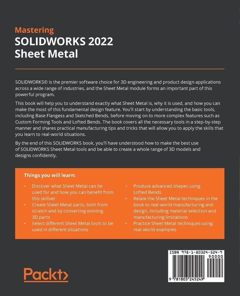 Weitere Ansicht: Mastering SOLIDWORKS 2022 Sheet Metal | Johno Ellison