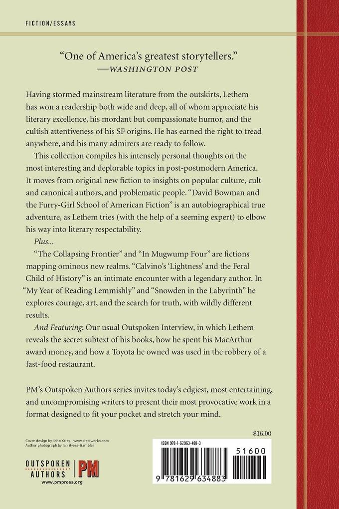 Weitere Ansicht: The Collapsing Frontier | Jonathan Lethem