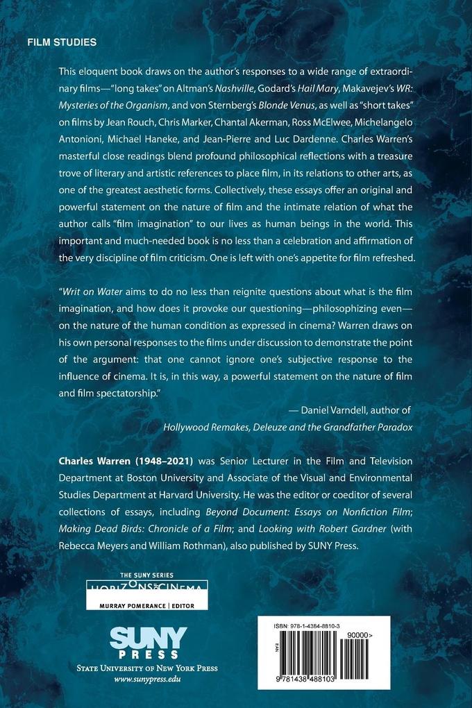 Weitere Ansicht: Writ on Water | Charles Warren