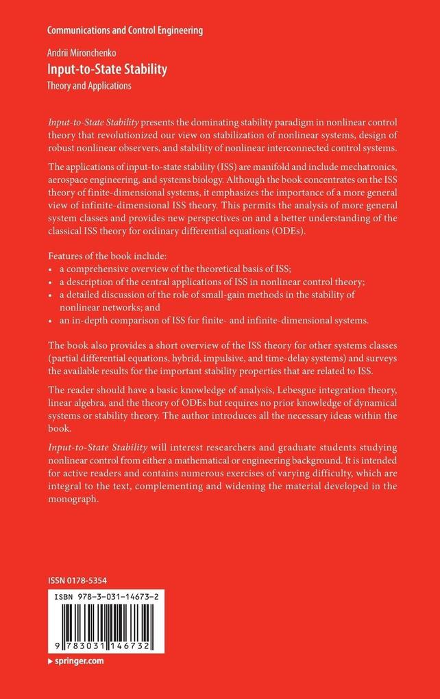 Weitere Ansicht: Input-to-State Stability | Andrii Mironchenko