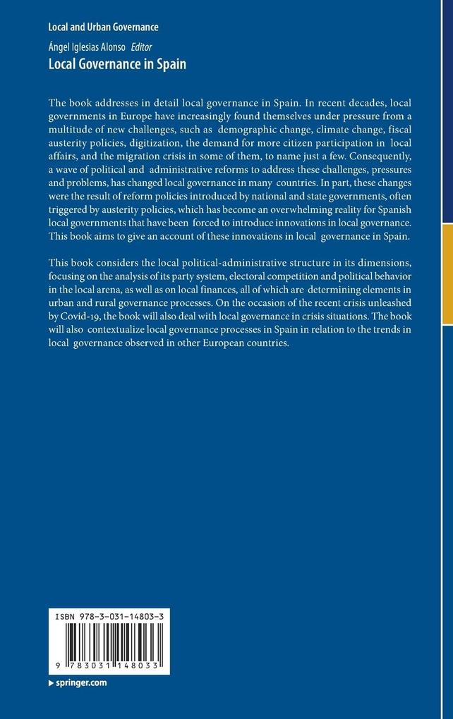Weitere Ansicht: Local Governance in Spain
