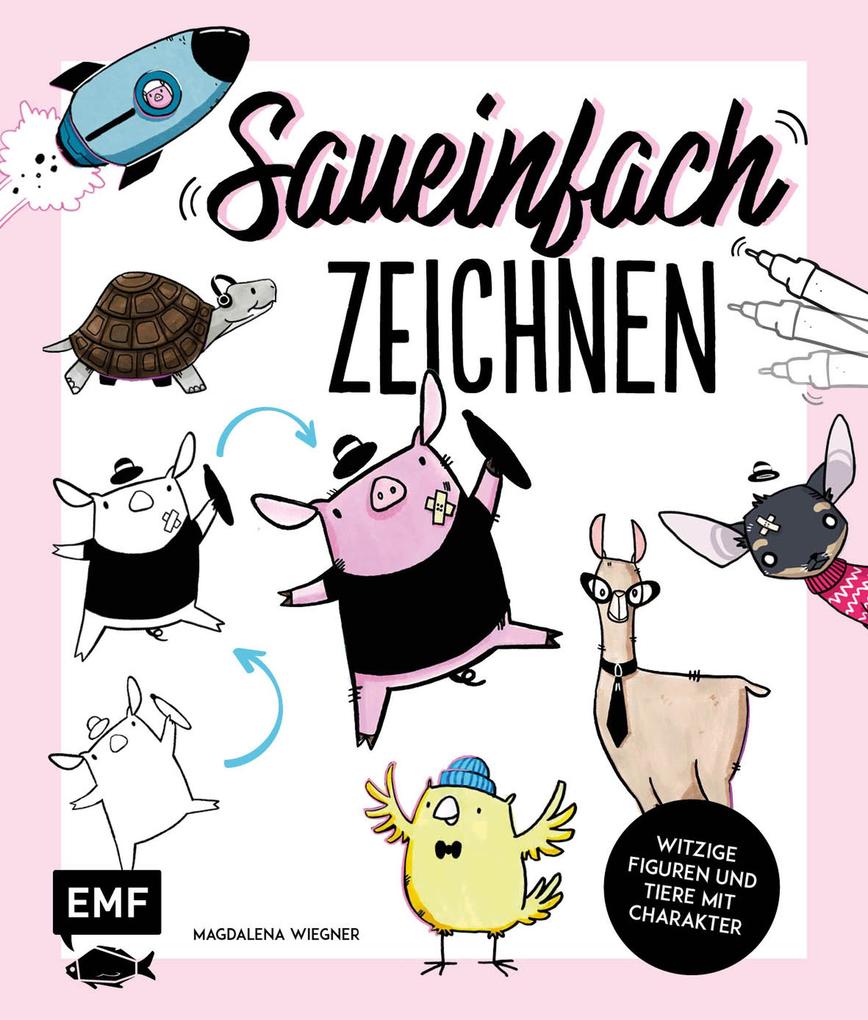 Produktbild: Saueinfach zeichnen | Magdalena Wiegner