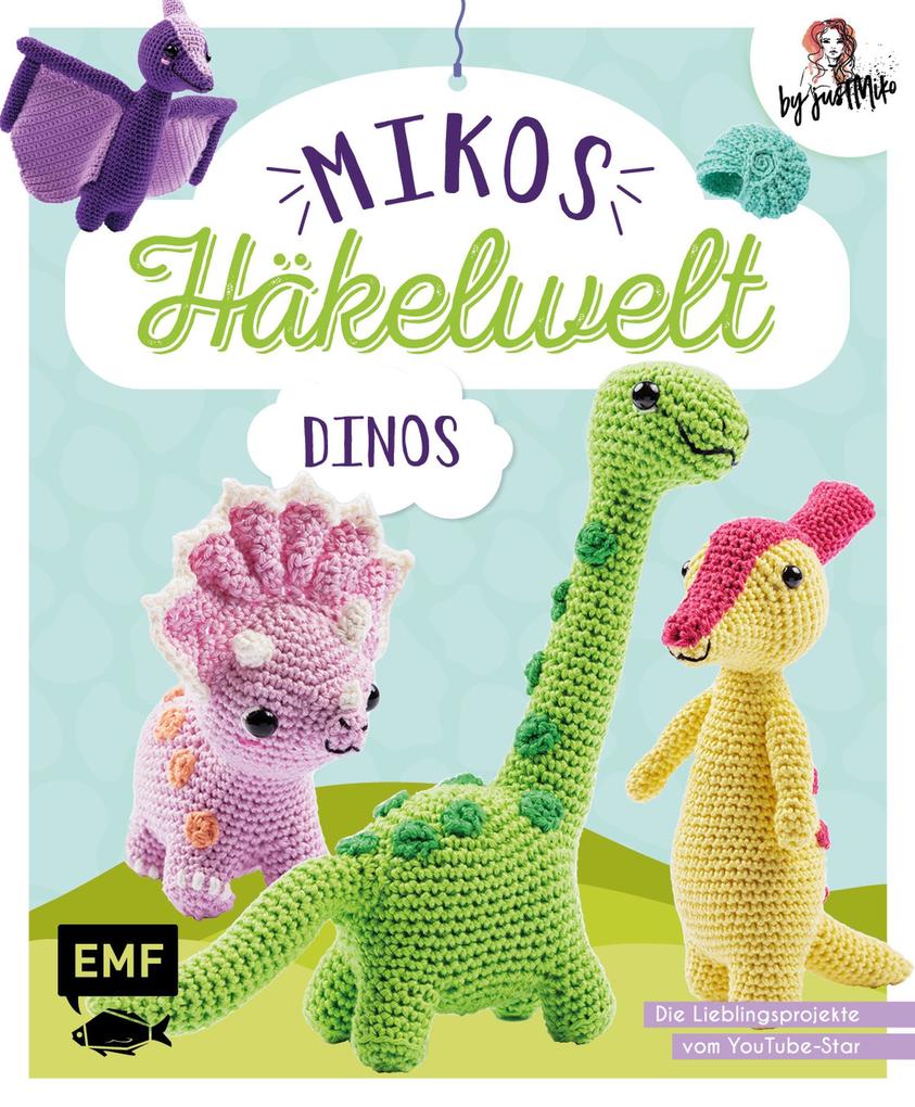 Produktbild: Mikos Häkelwelt - Dinos | Jacqueline Annecke