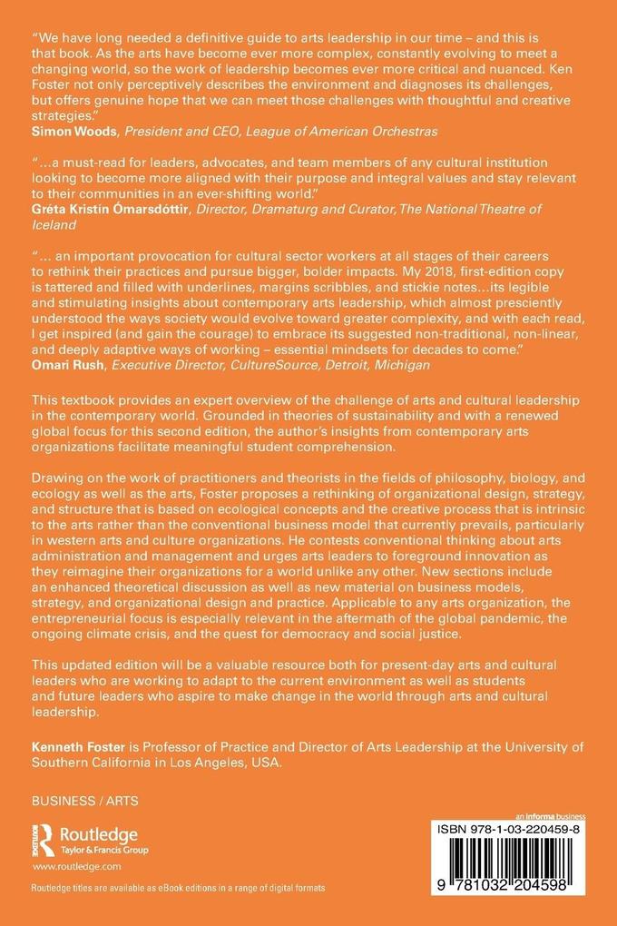 Weitere Ansicht: Arts and Cultural Leadership | Kenneth Foster