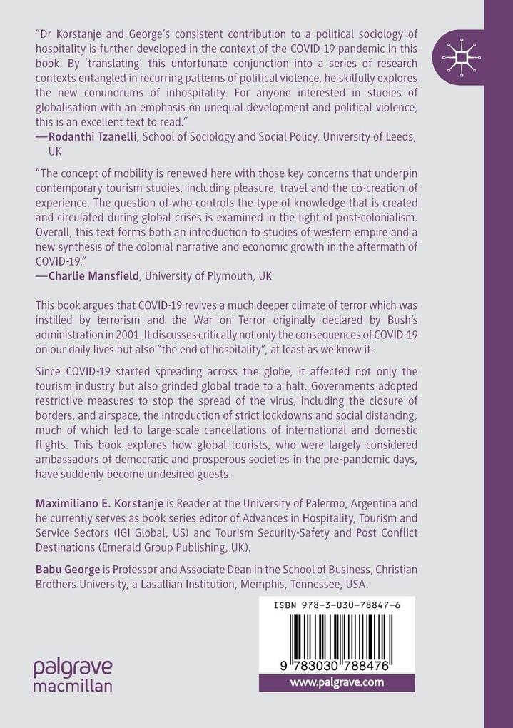 Weitere Ansicht: Mobility and Globalization in the Aftermath of COVID-19 | Maximiliano E. Korstanje, Babu George
