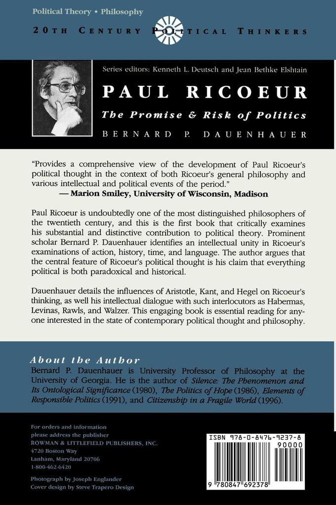 Weitere Ansicht: Paul Ricoeur | Bernard P. Dauenhauer