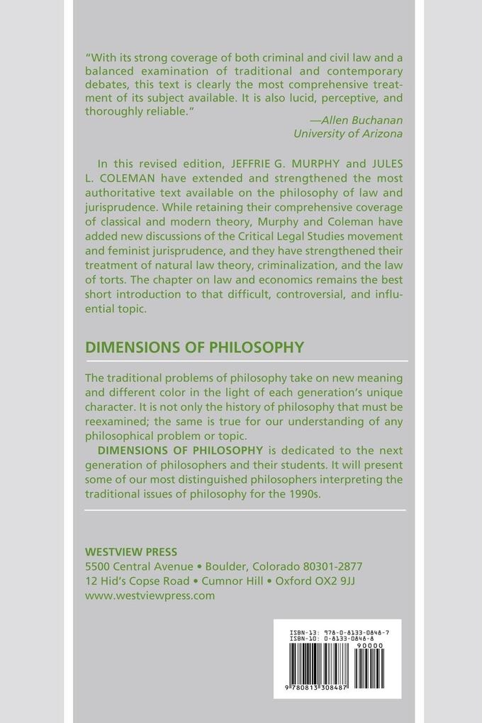 Weitere Ansicht: Philosophy Of Law | Jeffrie G. Murphy