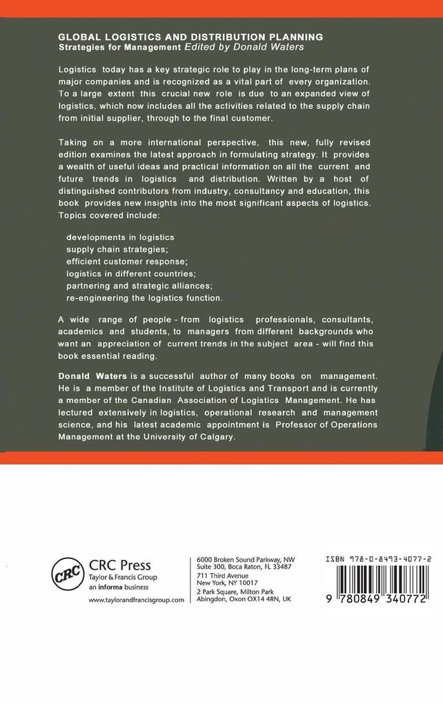 Weitere Ansicht: Global Logistics And Distribution Planning | Donald Waters