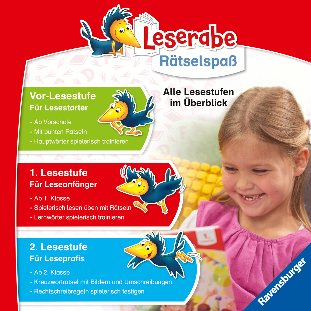 Weitere Ansicht: Leserabe - Rätselspaß - Kreuzworträtsel zum Lesenlernen | Martine Richter
