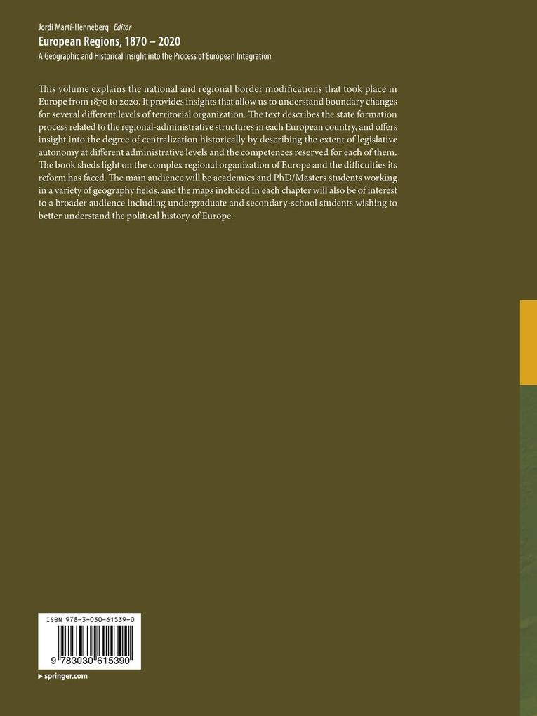 Weitere Ansicht: European Regions, 1870 - 2020