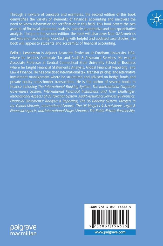 Weitere Ansicht: Financial Statements | Felix I. Lessambo