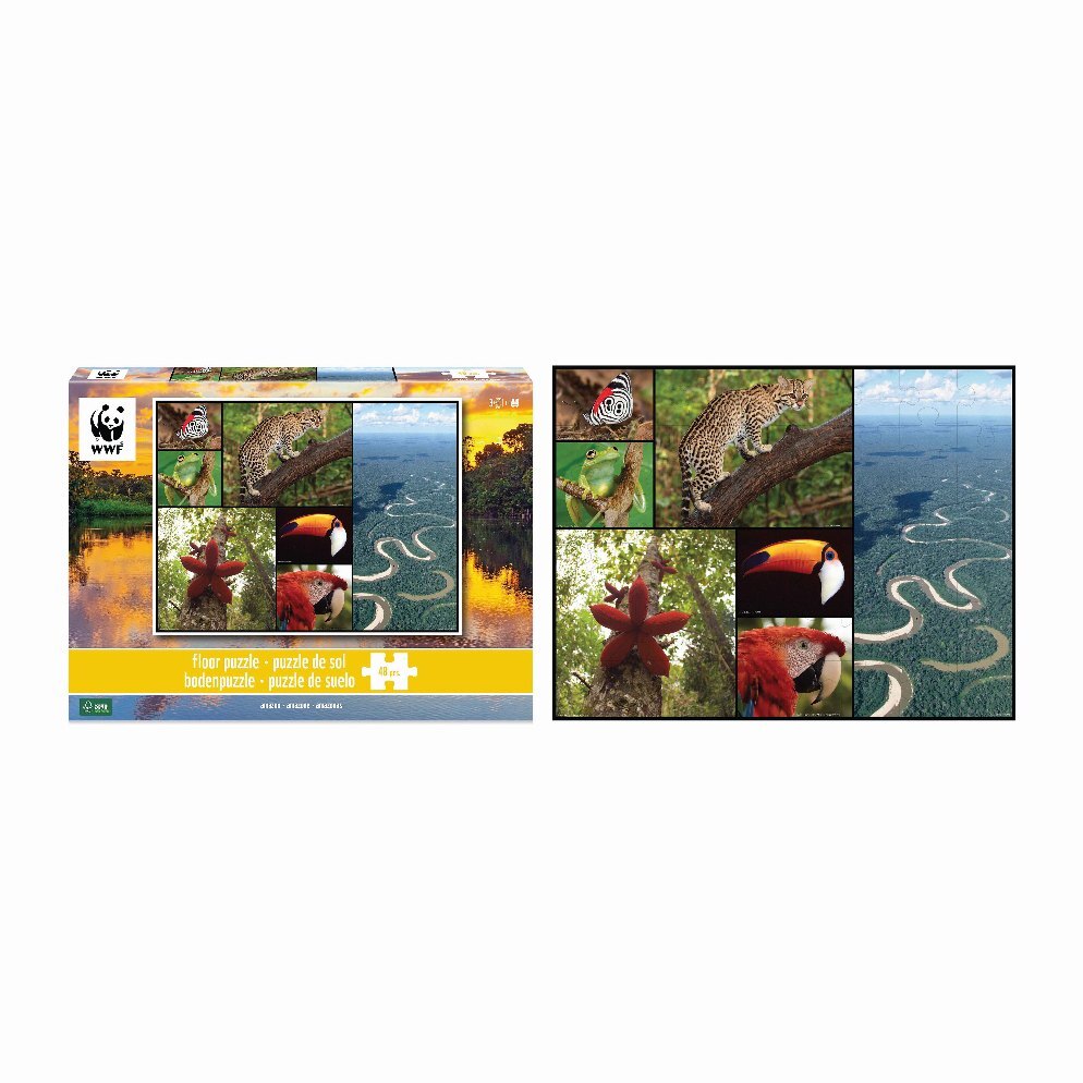 Weitere Ansicht: Bodenpuzzle Amazonas 48 Teile