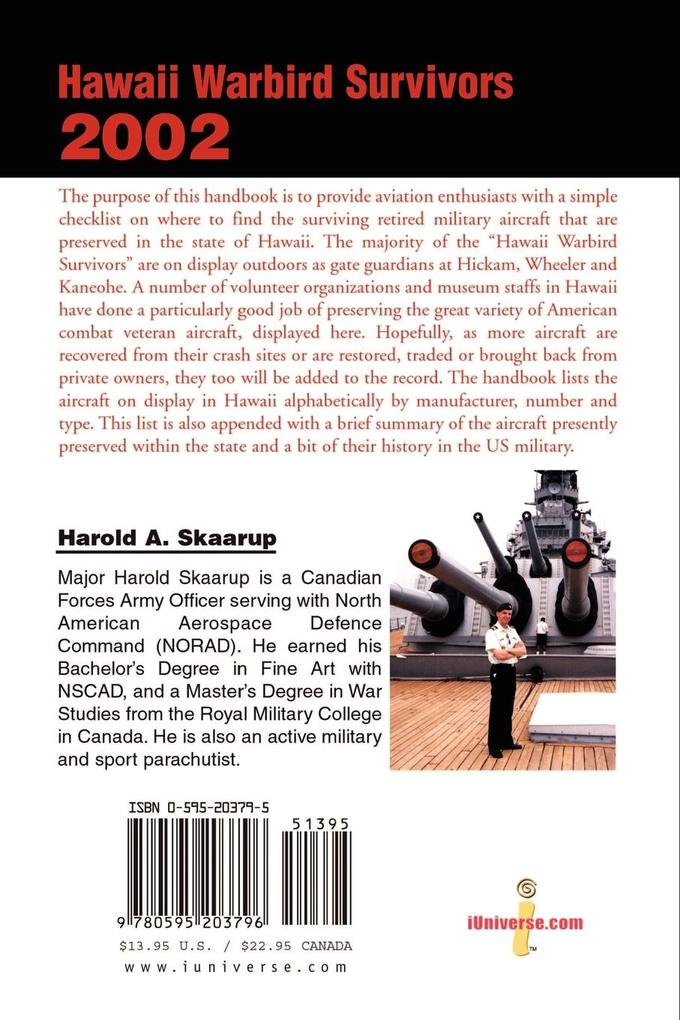 Weitere Ansicht: Hawaii Warbird Survivors 2002 | Harold A. Skaarup