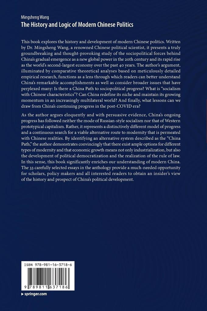 Weitere Ansicht: The History and Logic of Modern Chinese Politics | Mingsheng Wang