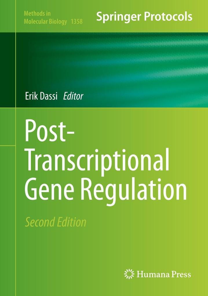Produktbild: Post-Transcriptional Gene Regulation