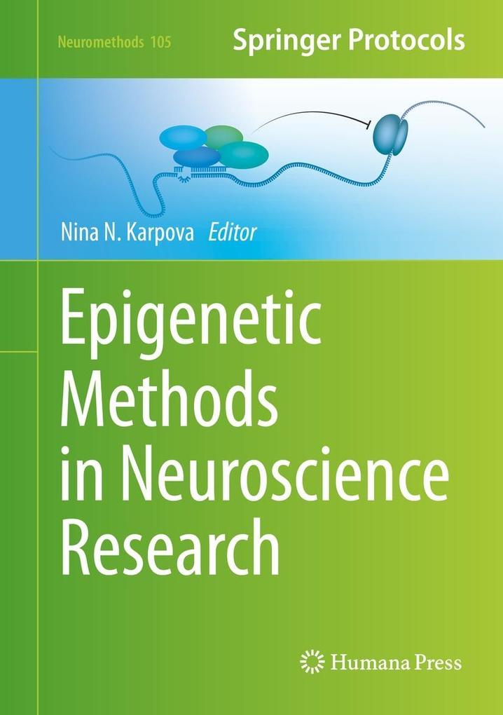 Produktbild: Epigenetic Methods in Neuroscience Research