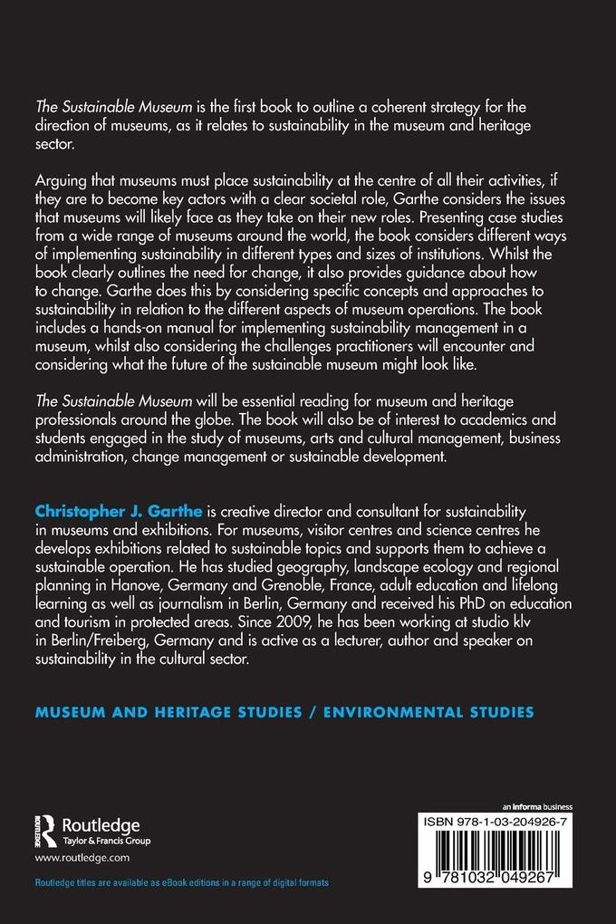 Weitere Ansicht: The Sustainable Museum | Christopher J. Garthe