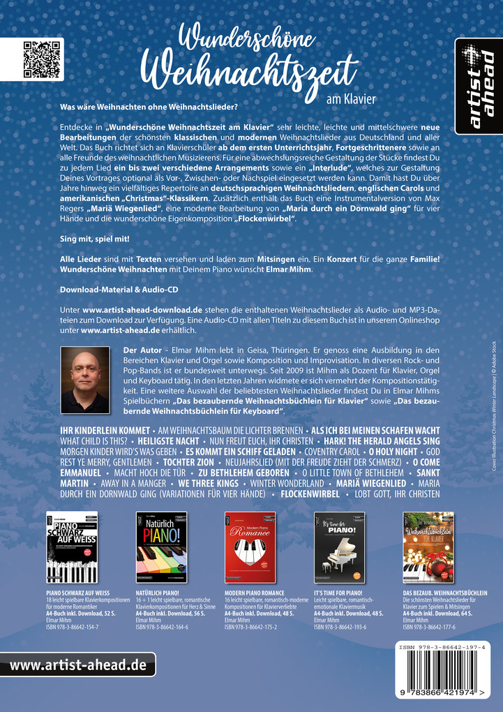 Weitere Ansicht: Wunderschöne Weihnachtszeit am Klavier | Elmar Mihm