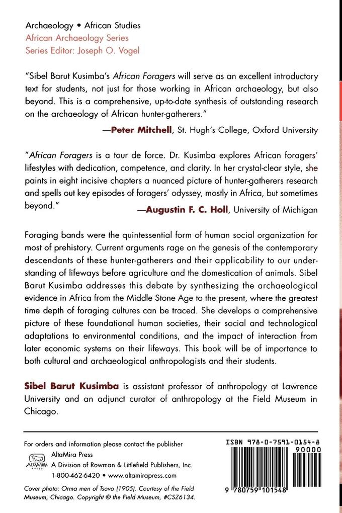 Weitere Ansicht: African Foragers | Sibel Barut Kusimba