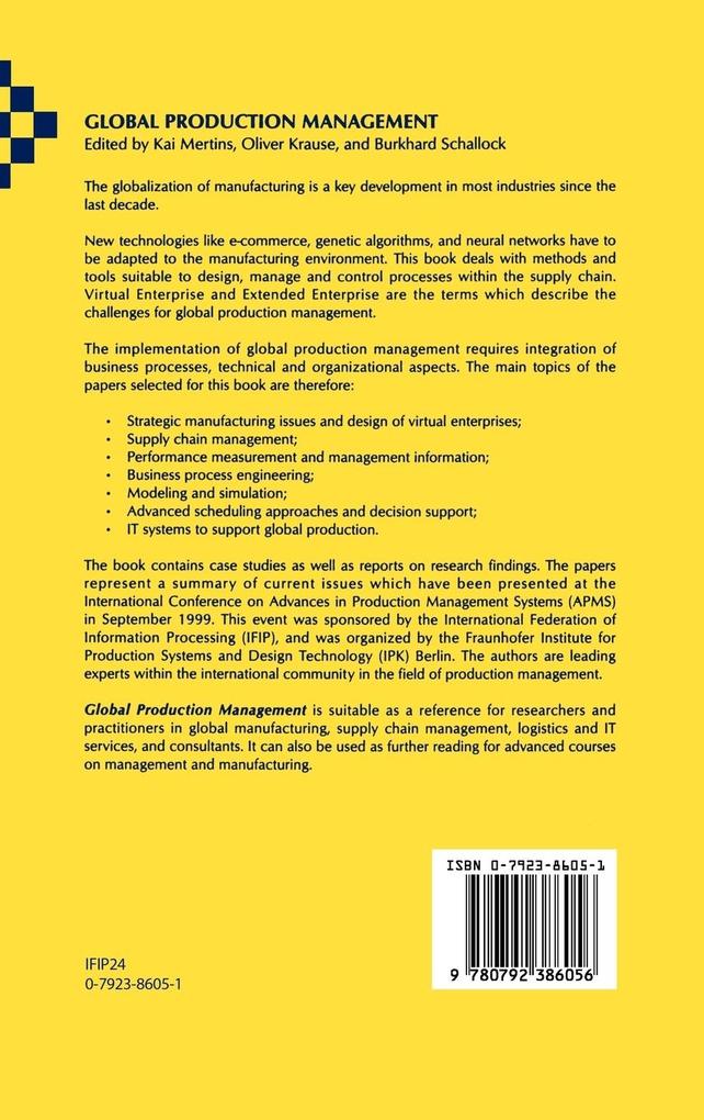 Weitere Ansicht: Global Production Management