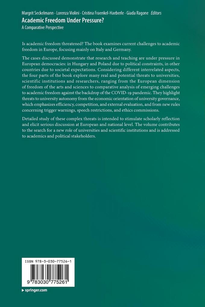 Weitere Ansicht: Academic Freedom Under Pressure?