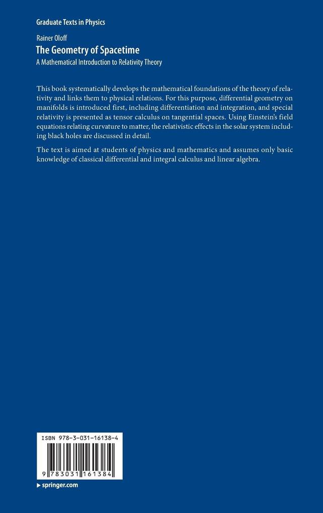 Weitere Ansicht: The Geometry of Spacetime | Rainer Oloff