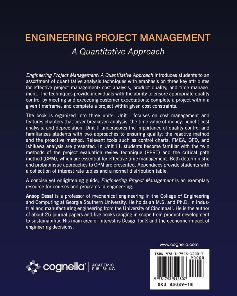 Weitere Ansicht: Engineering Project Management | Anoop Desai