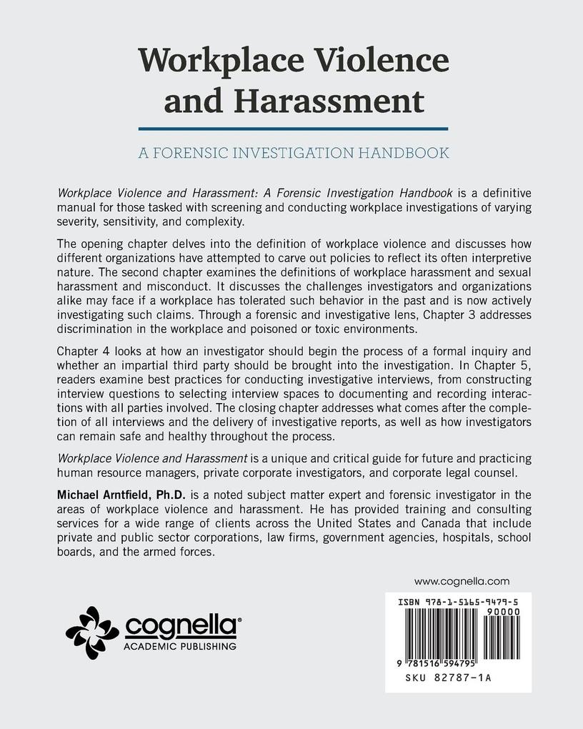 Weitere Ansicht: Workplace Violence and Harassment | Michael Arntfield