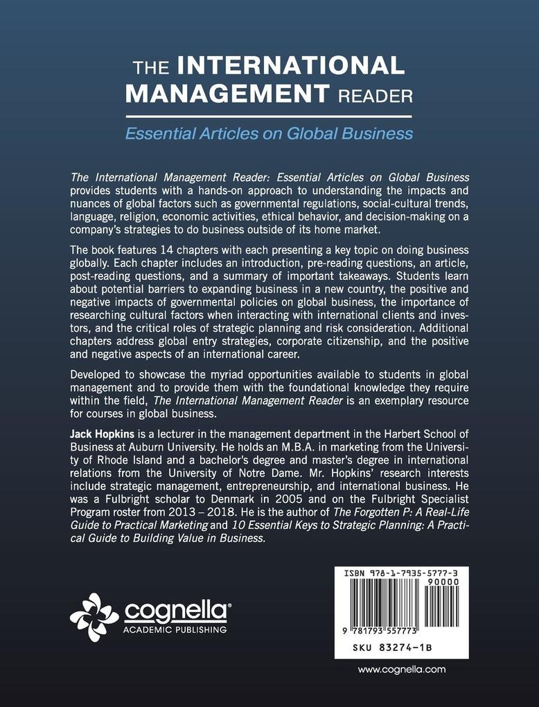 Weitere Ansicht: International Management Reader: Essential Articles on Global Business