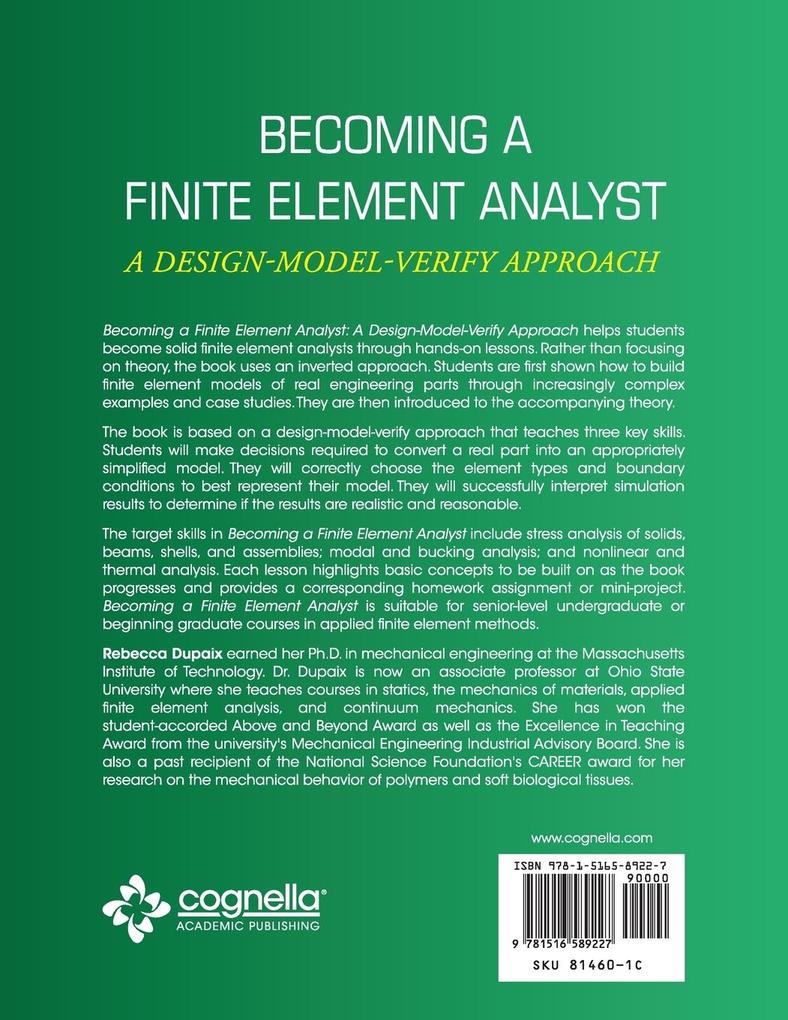 Weitere Ansicht: Becoming a Finite Element Analyst | Rebecca B Dupaix