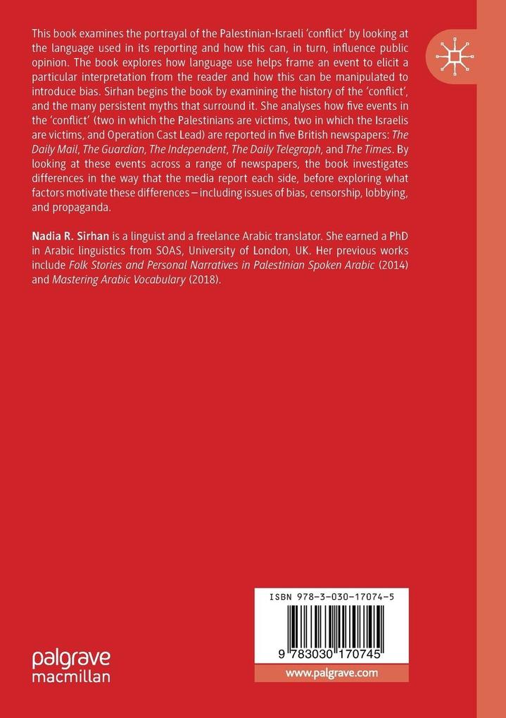 Weitere Ansicht: Reporting Palestine-Israel in British Newspapers | Nadia R. Sirhan