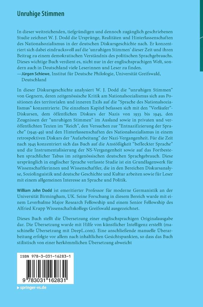 Weitere Ansicht: Unruhige Stimmen | William John Dodd