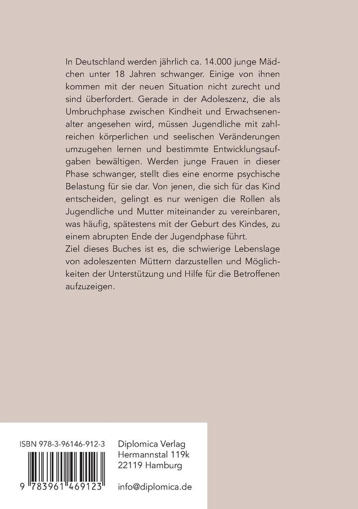 Weitere Ansicht: Teenagermütter - Schwangerschaften in der Adoleszenz. Pädagogisch relevante Präventions- und Interventionsangebote | Julia Artelt