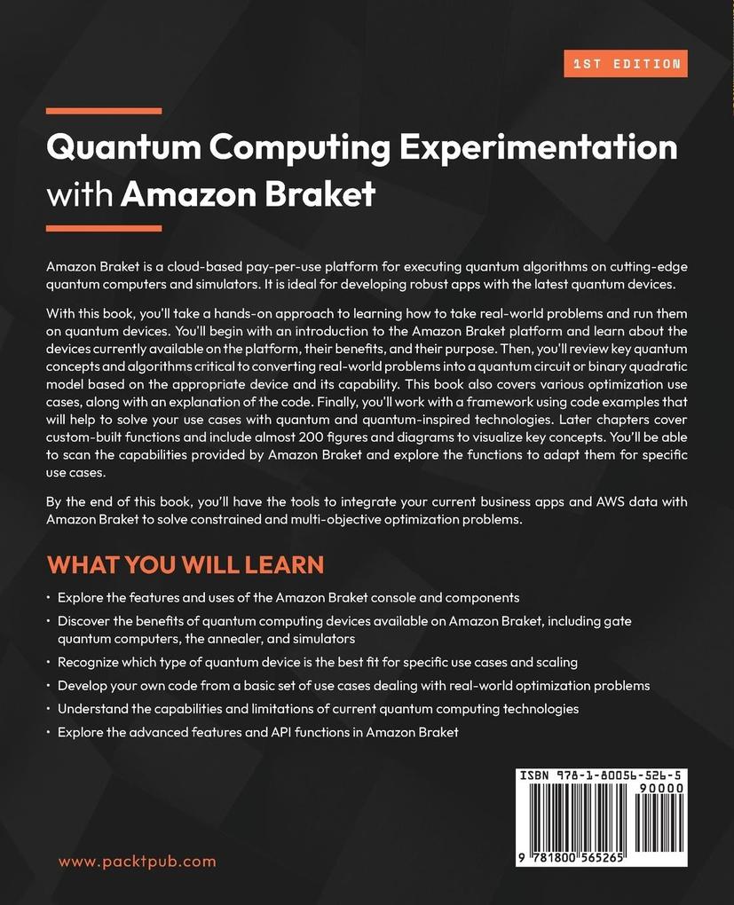 Weitere Ansicht: Quantum Computing Experimentation with Amazon Braket | Alex Khan