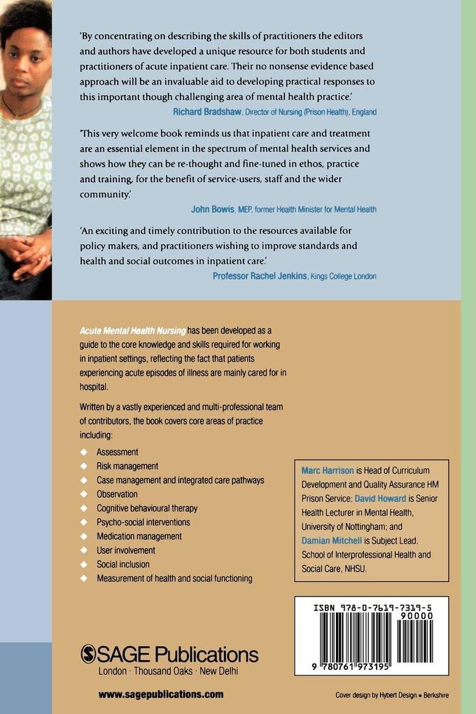 Weitere Ansicht: Acute Mental Health Nursing