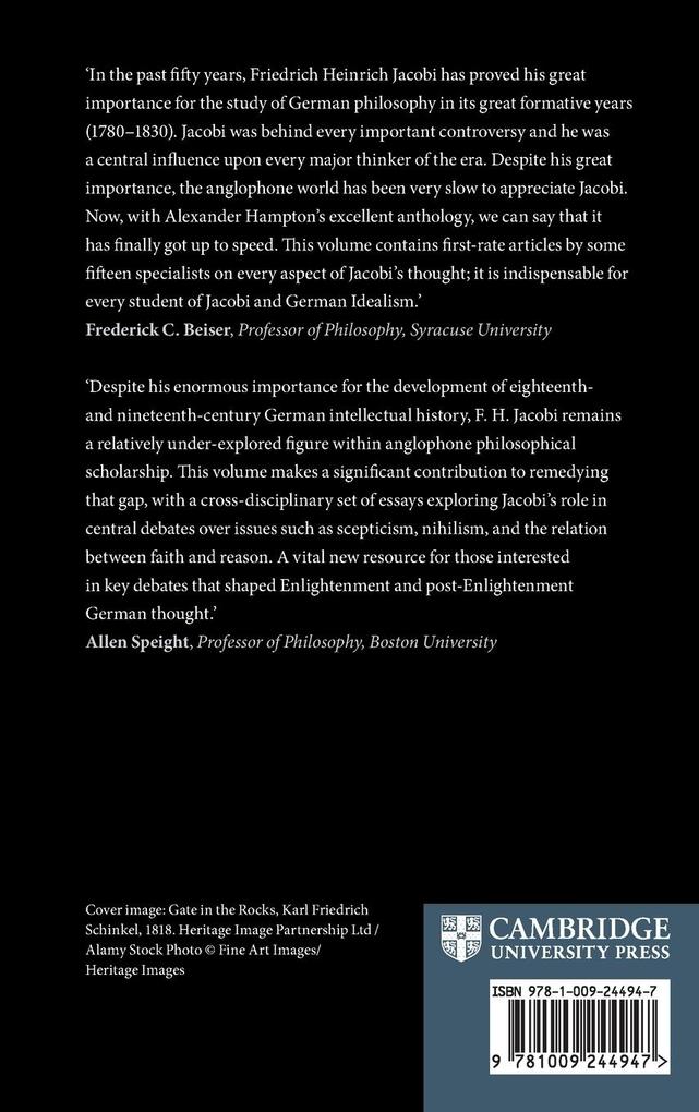 Weitere Ansicht: Friedrich Heinrich Jacobi and the Ends of the Enlightenment