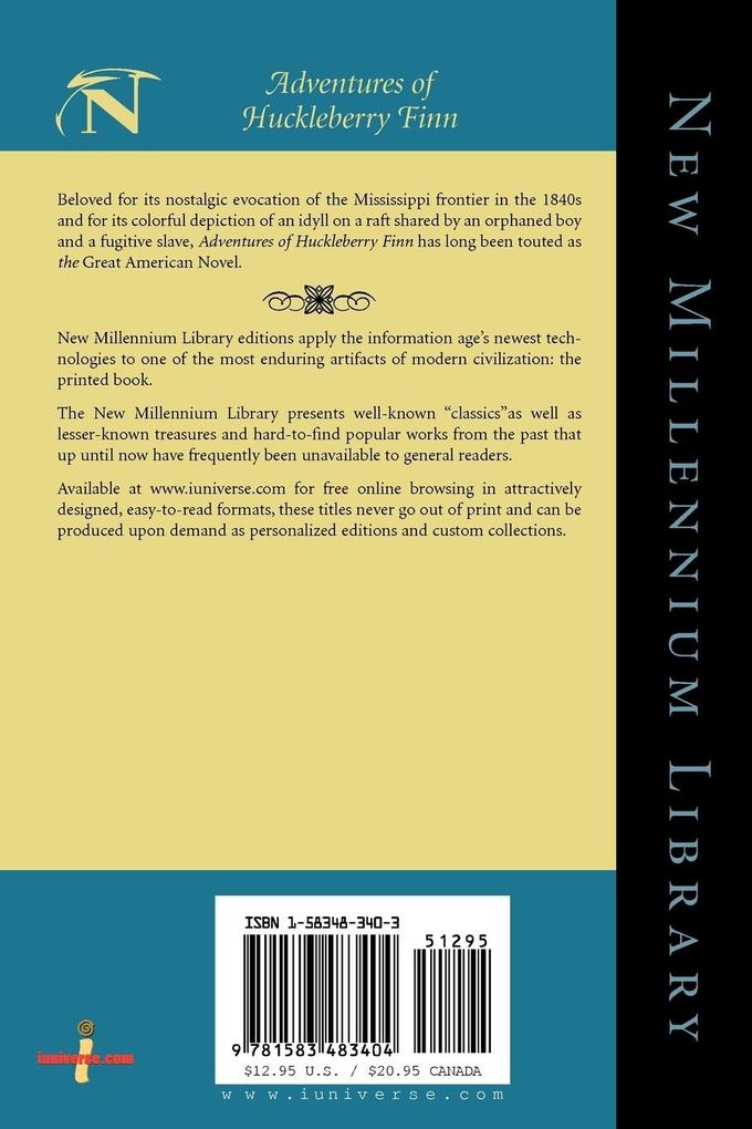Weitere Ansicht: Adventures of Huckleberry Finn | Mark Twain