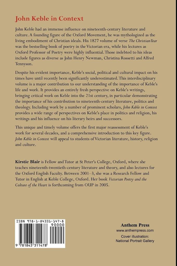 Weitere Ansicht: John Keble in Context