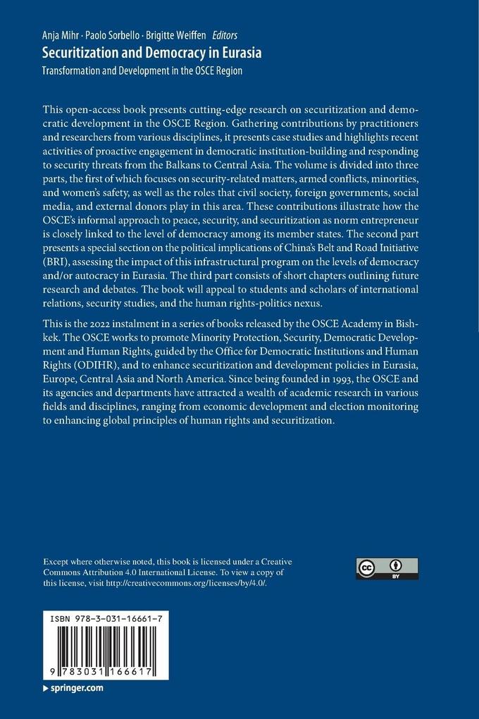 Weitere Ansicht: Securitization and Democracy in Eurasia